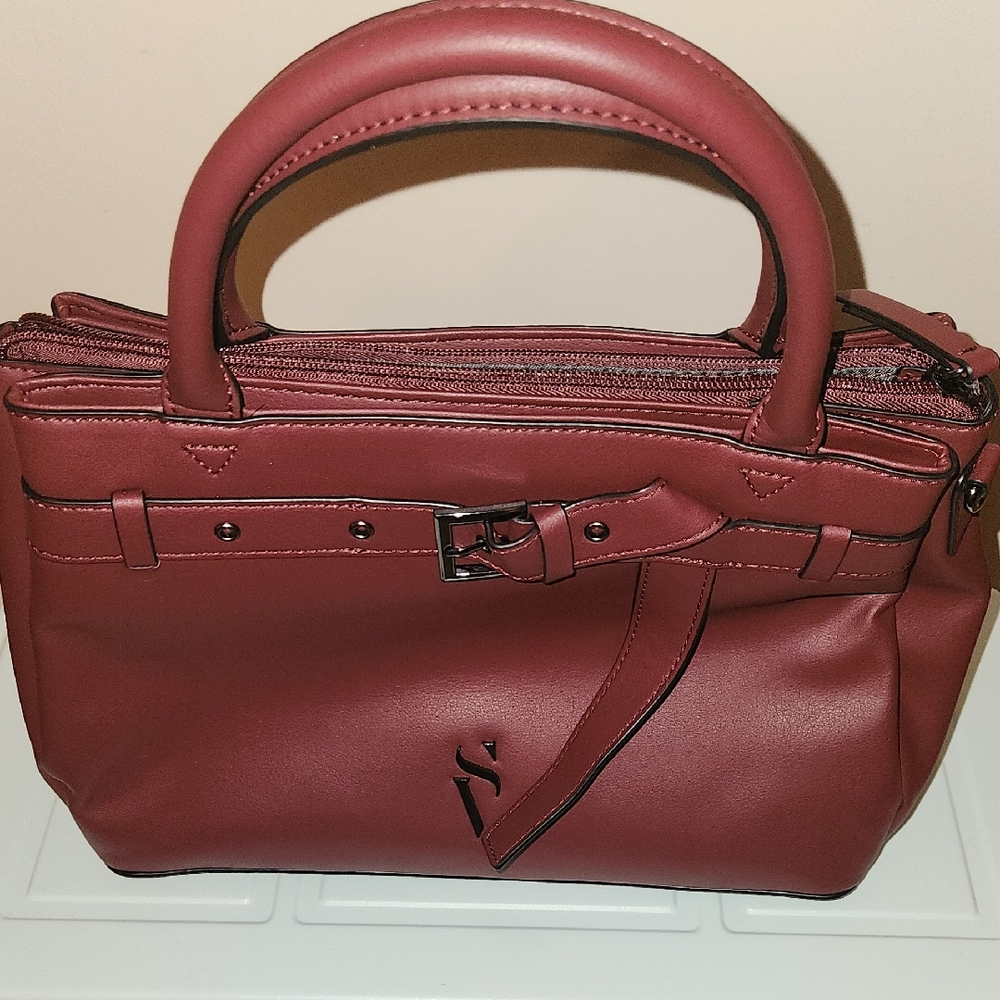 Simply Vera Vera Wang Maroon Satchel